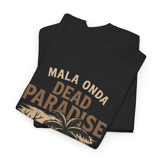 Dark Paradise Skull Graphic Tee | Unisex Heavy Cotton T-Shirt, Casual Wear, Halloween Outfit, Gift for Him/Her, Summer Vibes, Band Merch