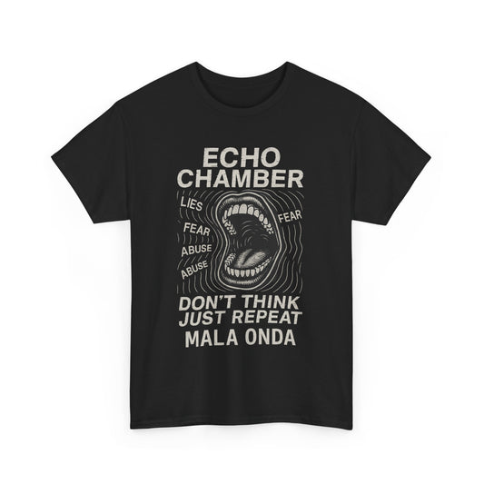 Echo Chamber Graphic Tee - Statement T-Shirt, Unisex Fashion, Casual Outfit, Gift for Friends, Art Lover Wear